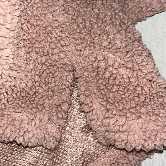 JUST BE sherpa quarter zip sweatshirt - Picture 4 of 4